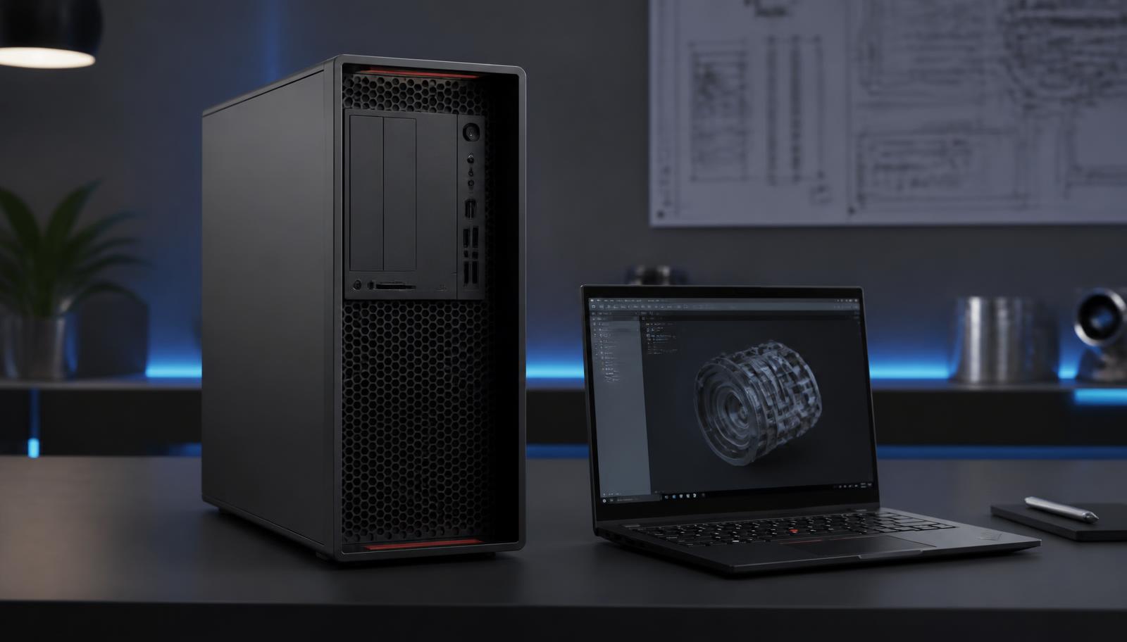 ThinkStation P620 ve ThinkPad P16 — mühendislik workstation'ları
